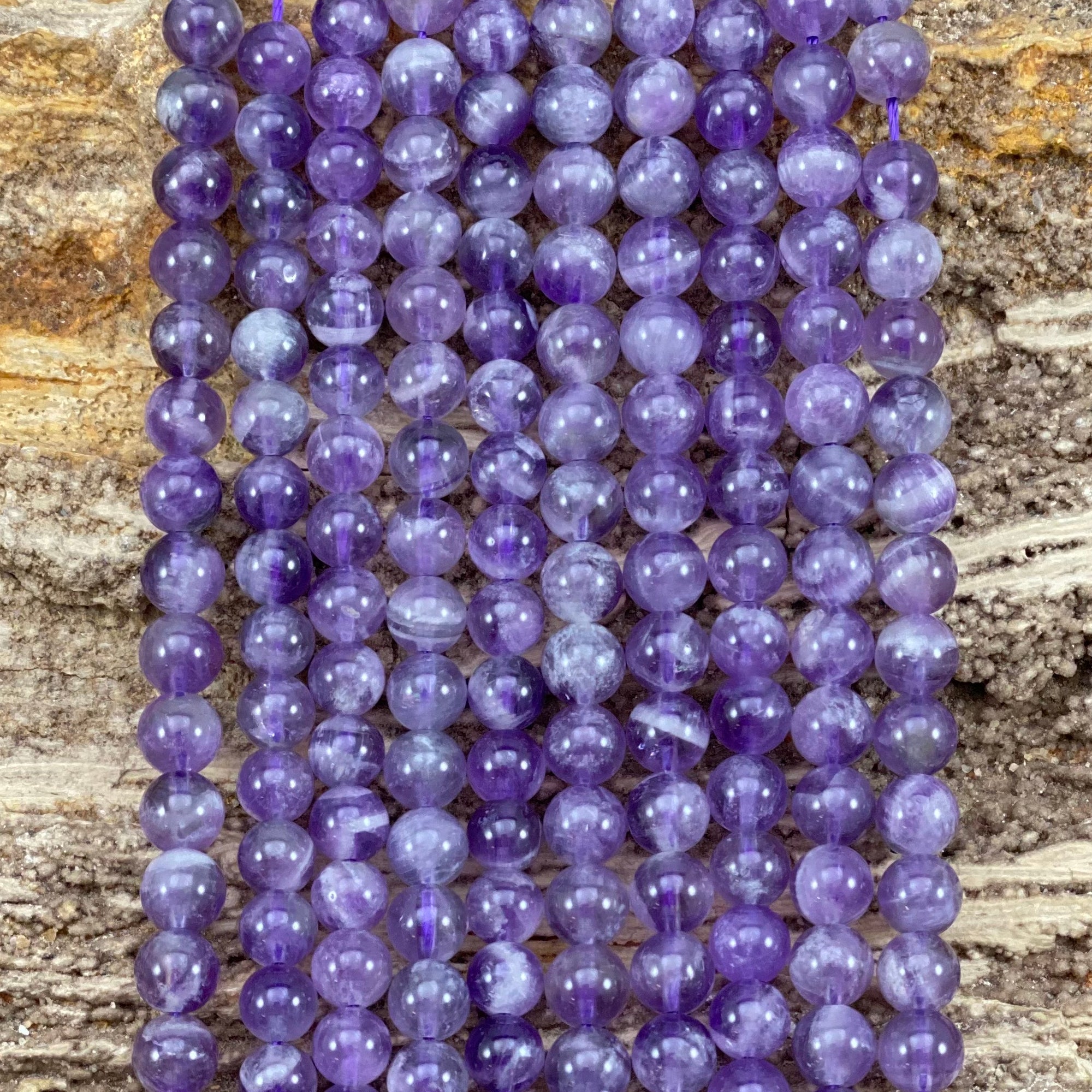 Dog Tooth Amethyst Round-2